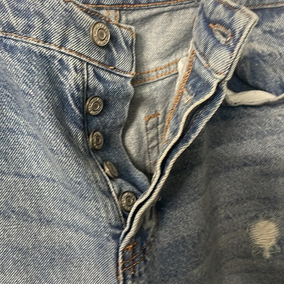 PacSun EUC Ripped Frayed Straight Jeans - Picture 13 of 14